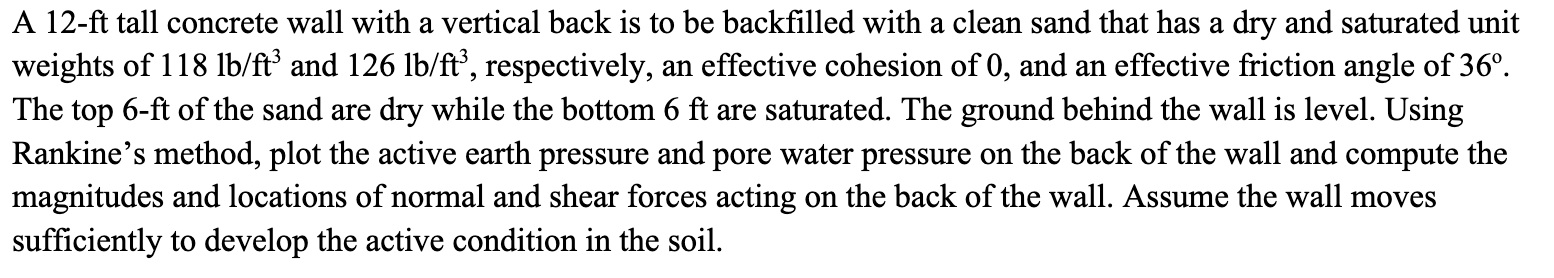 A 1 2 - f t tall concrete wall with a vertical