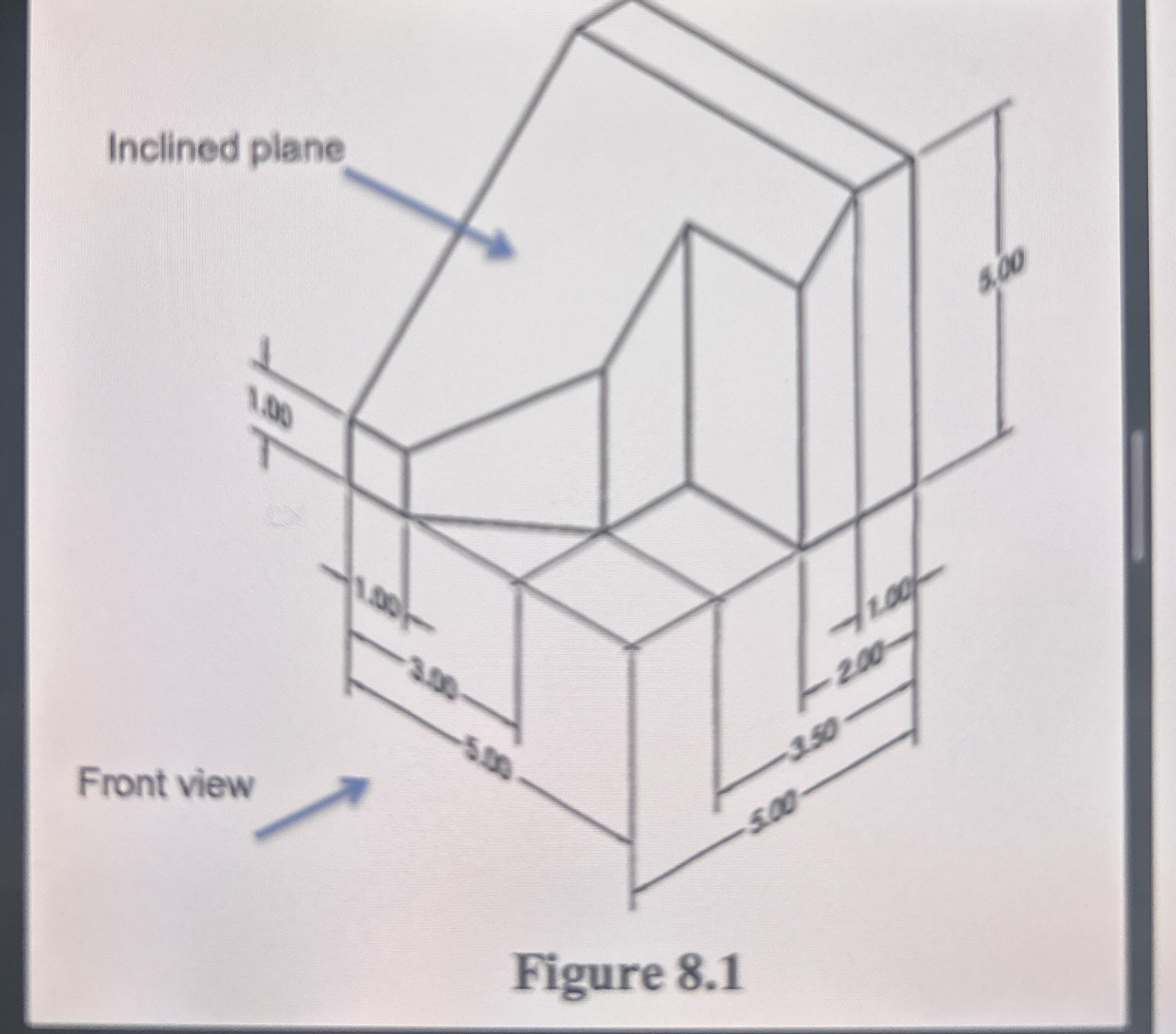 how to find front, top and side views. Also how