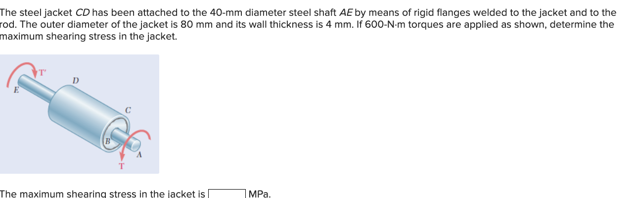 The steel jacket C D has been attached to the 4 0