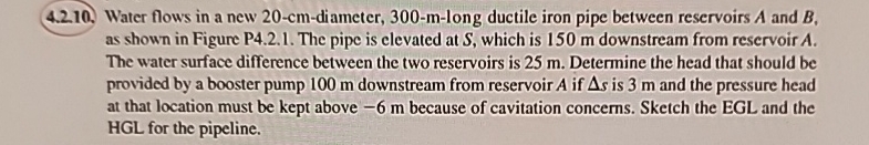 4 . 2 . 1 0 . Water flows in a new 2 0 - c m -