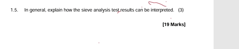 1 . 5 . In general, explain how the sieve
