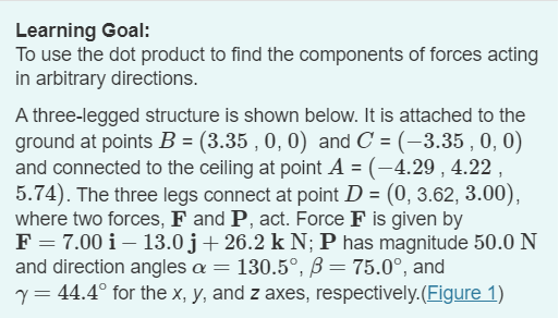 Learning Goal: Part C - Determining the force