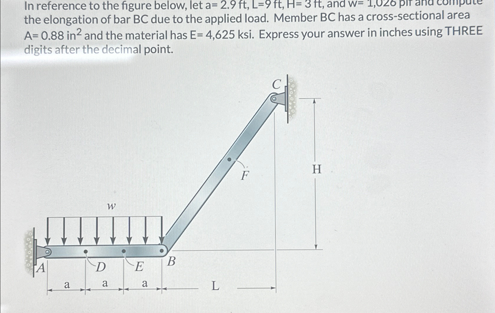 In reference to the figure below, let a = 2 . 9 f