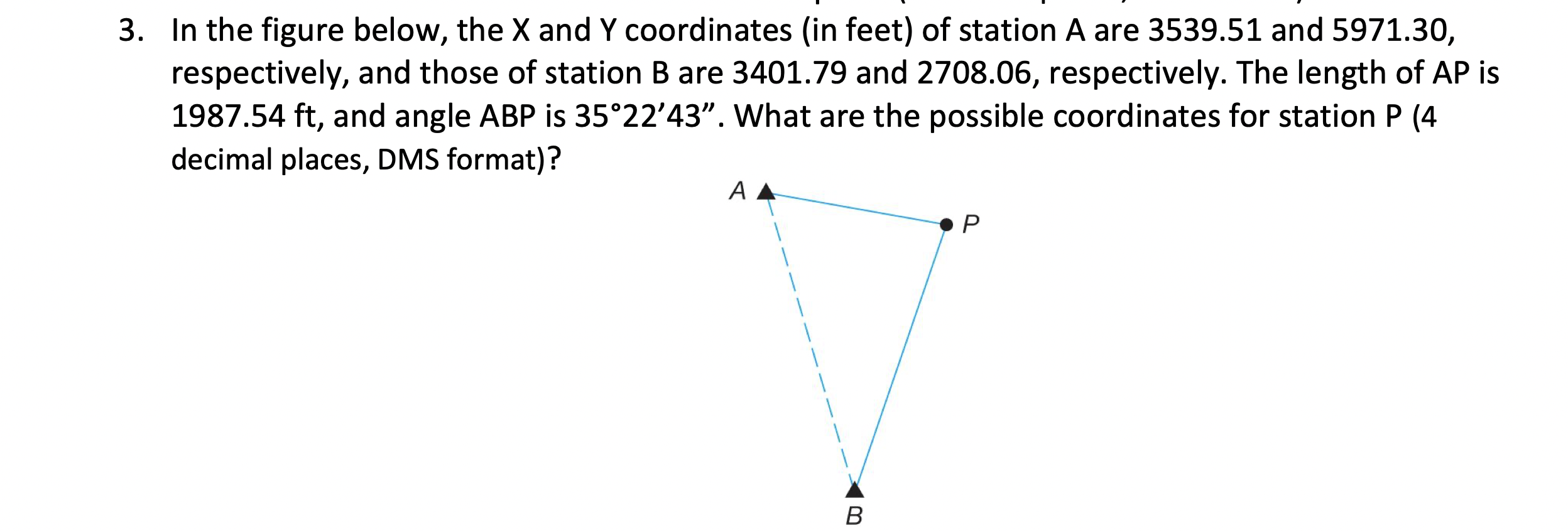 In the figure below, the x and Y coordinates ( in