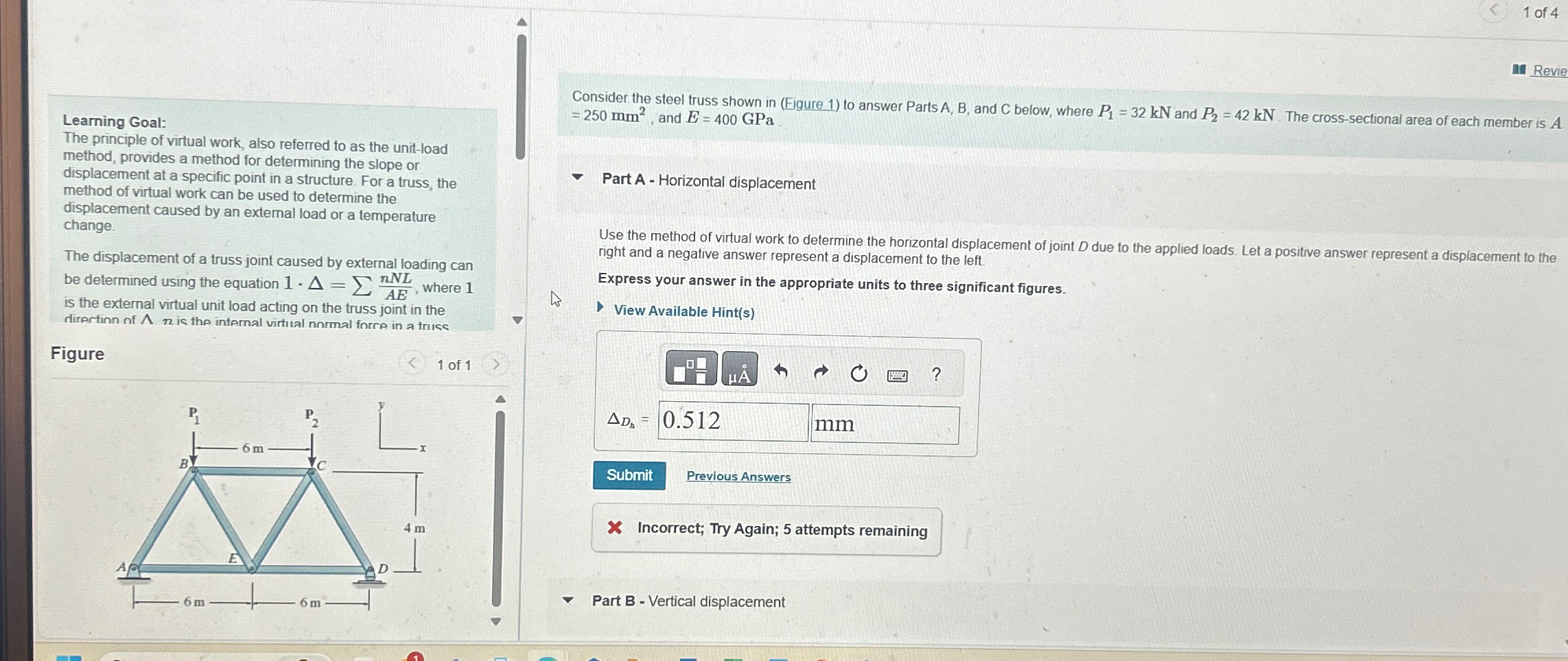 1 of 4 Learning Goal: The principle of virtual