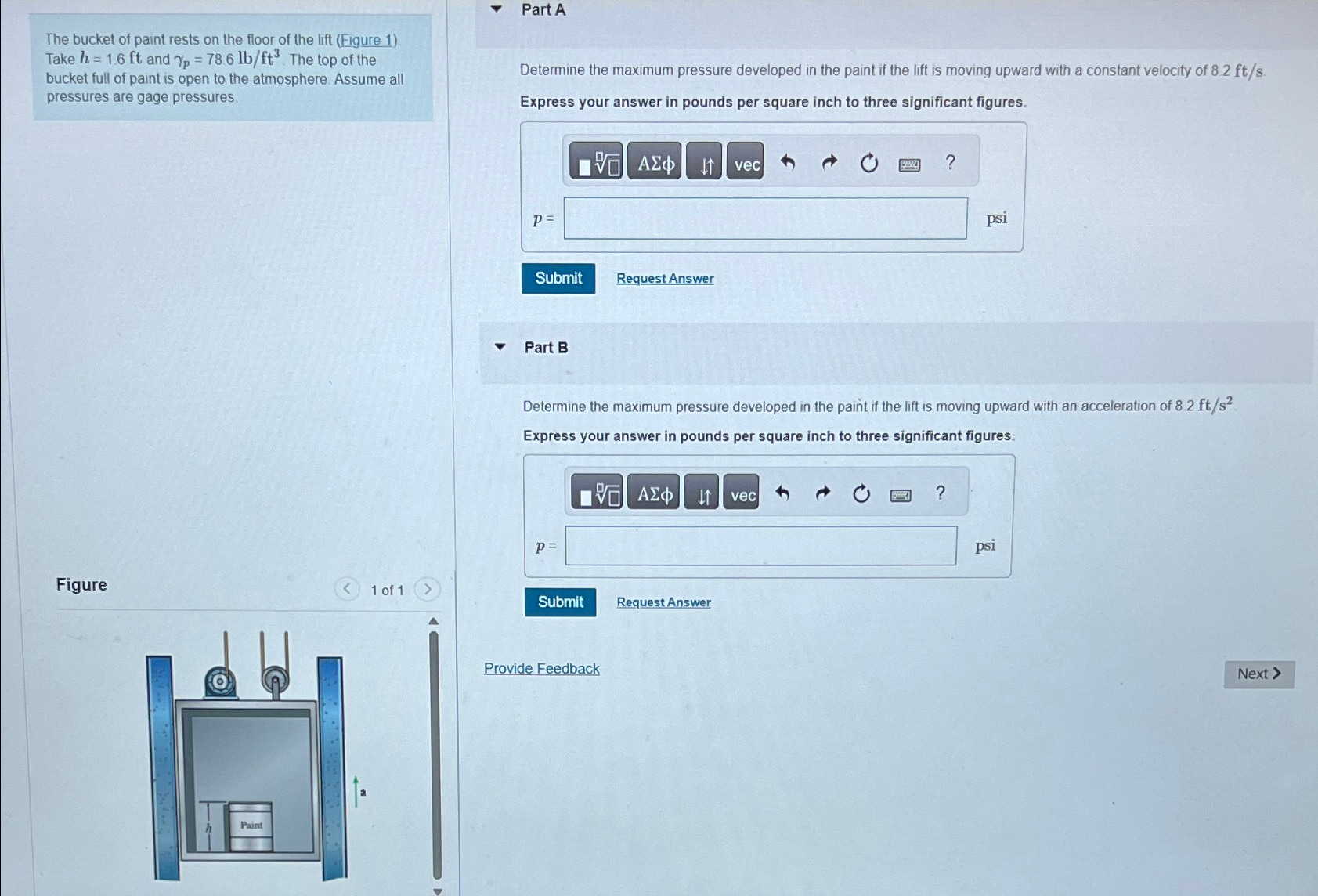 The bucket of paint rests on the floor of the