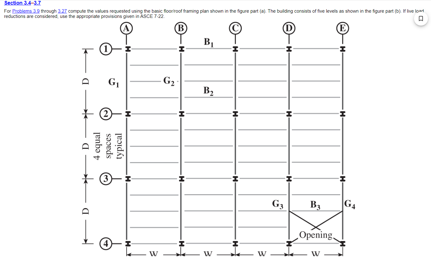 P 3 . 1 4 Assume W = 2 0 ft and D = 2 8 ft and