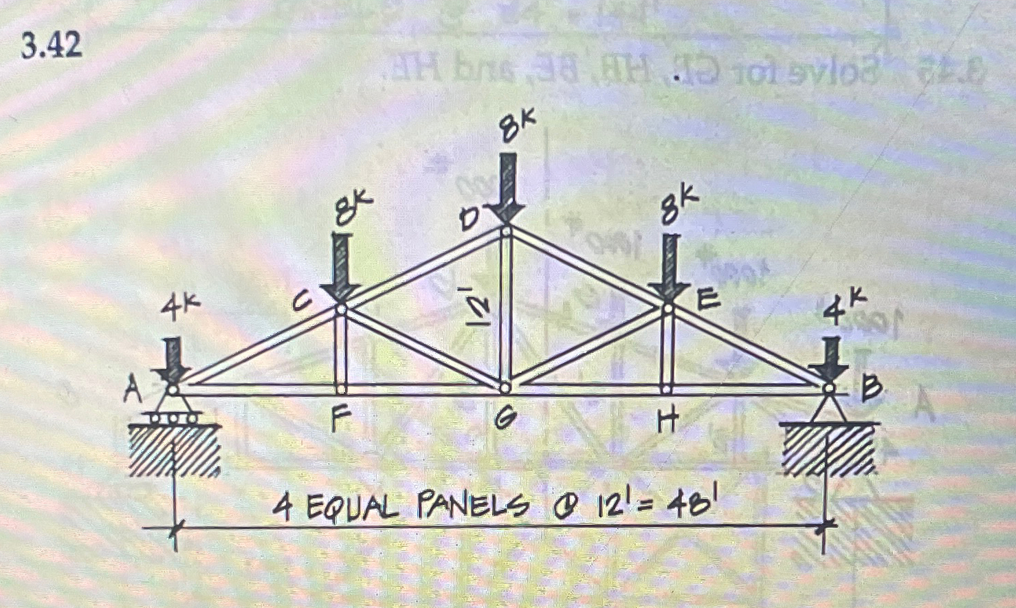 Solve for all support and pin forces for the