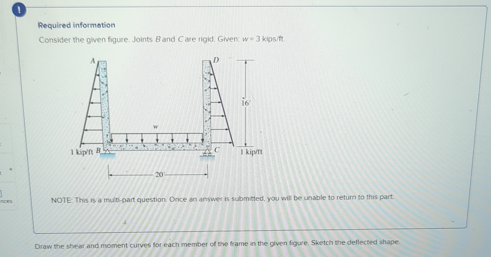 ! Required information Consider the given figure.