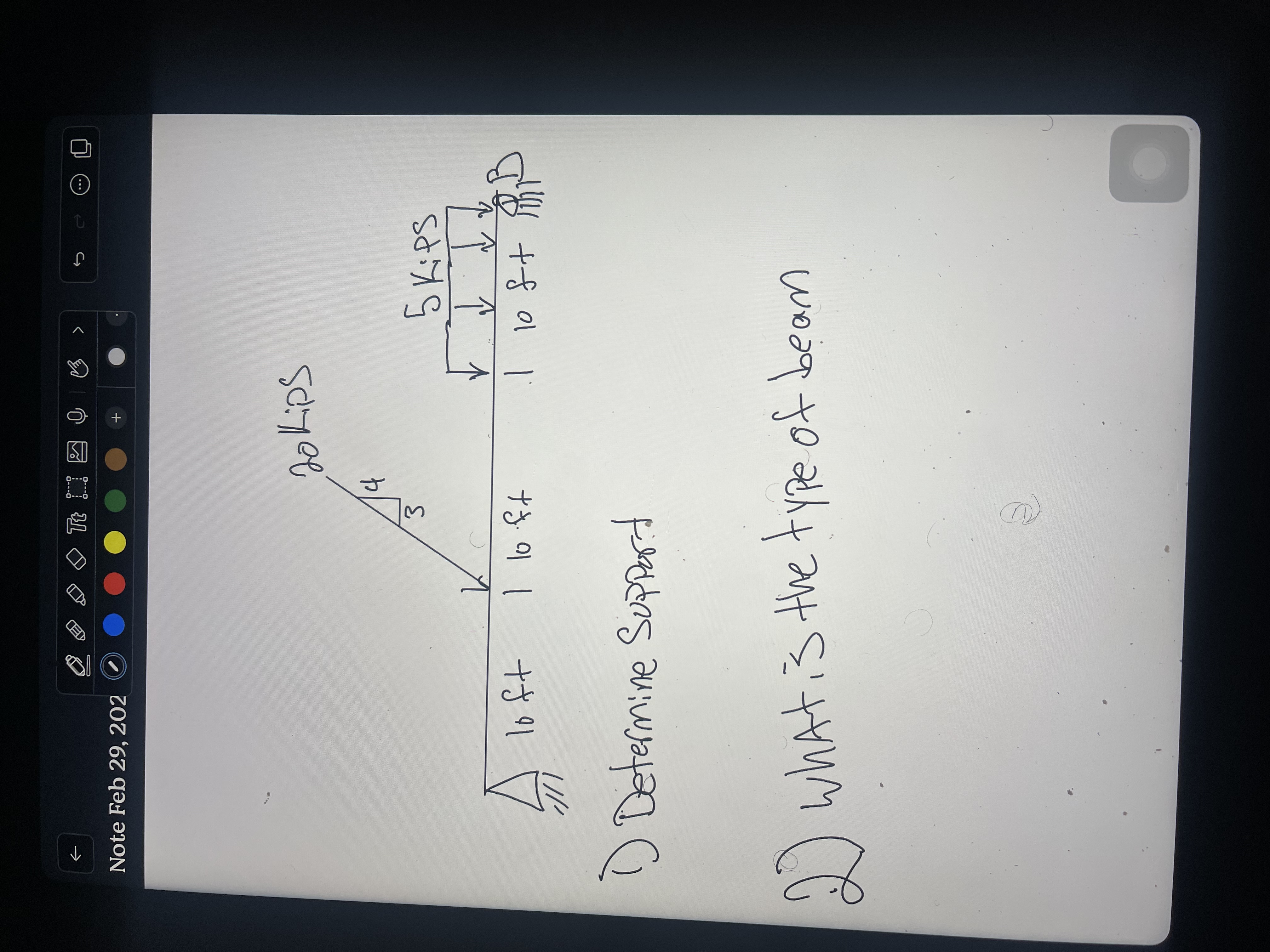 1 Determine Support What is the type of bean