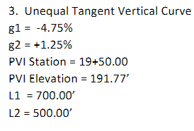 Compute by hand or excel required information for