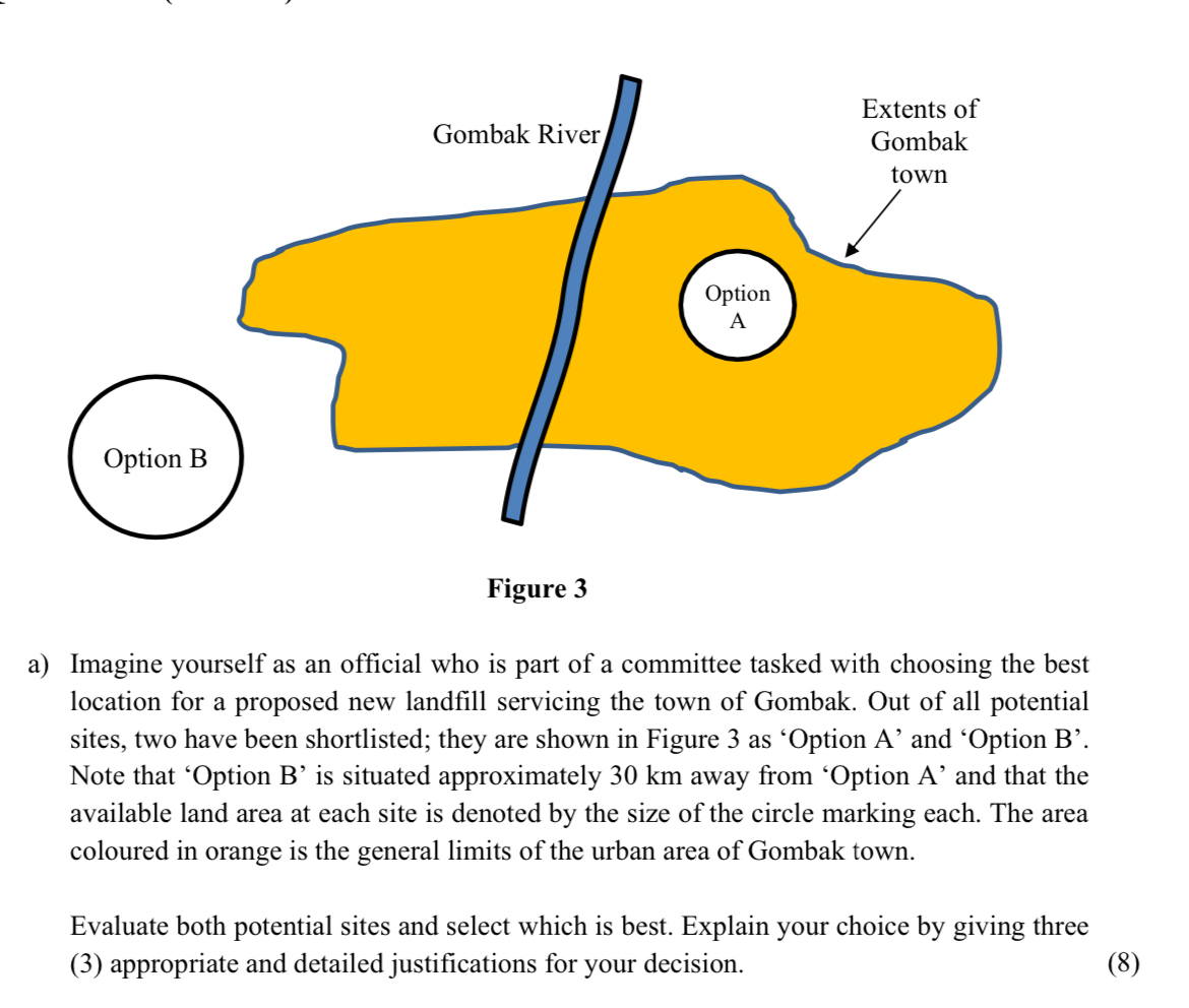 Figure 3 a ) Imagine yourself as an official who