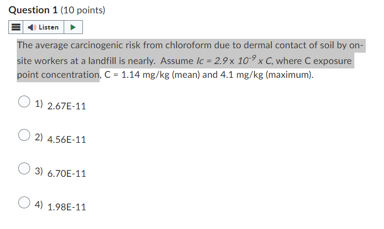 Question 1 ( 1 0 points ) The average