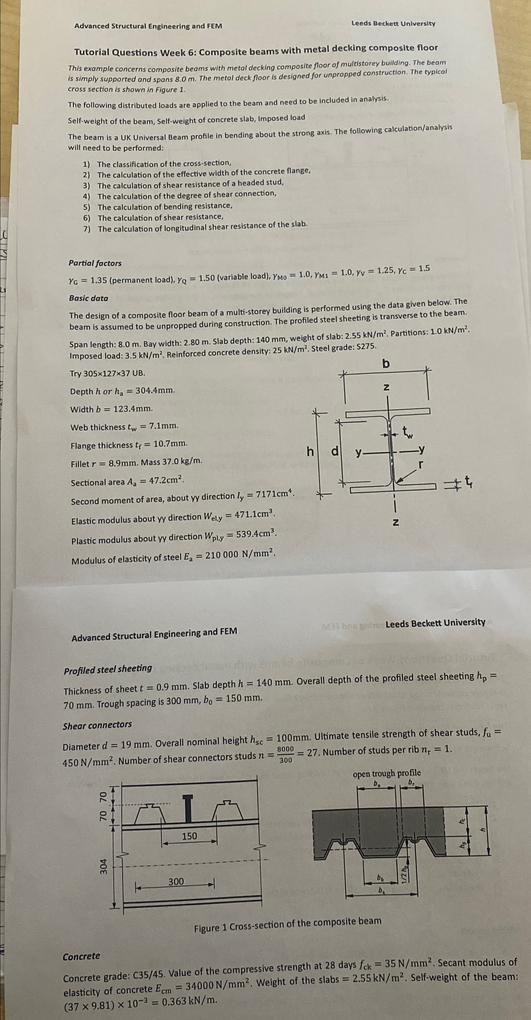 Advanced Structural Engineering and FEM Leeds