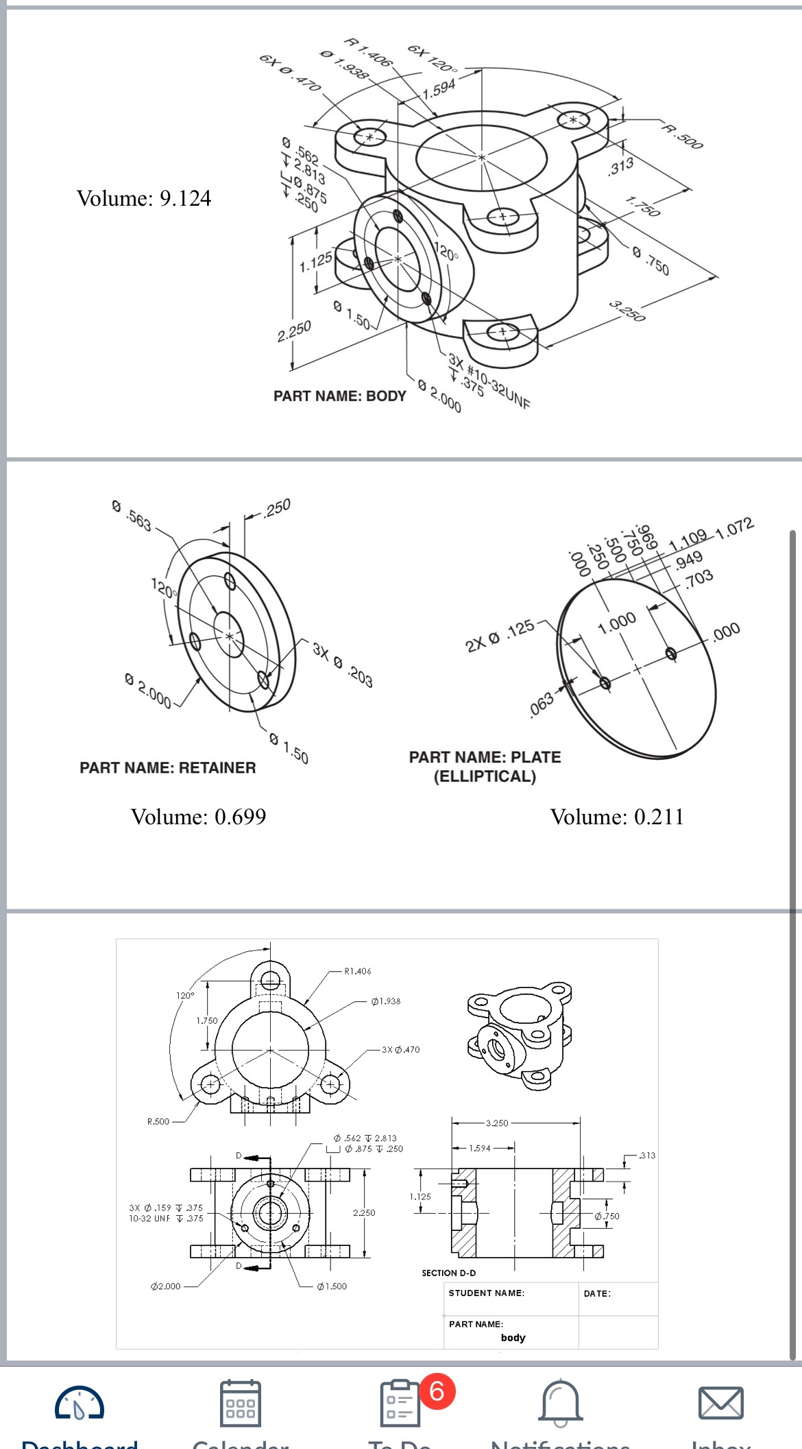 Figure 1 1 . 7 0 , P 6 3 1 Make these parts: