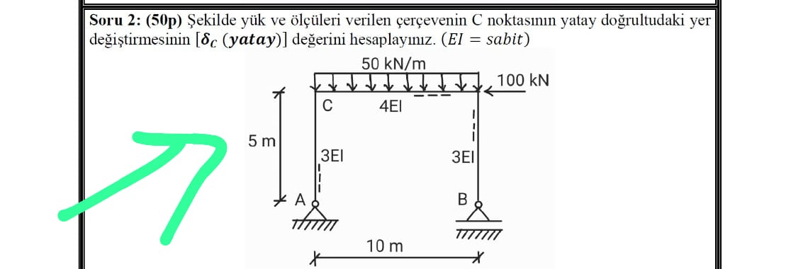 Soru 2 : ( 5 0 p ) ekilde y k ve l leri verilen