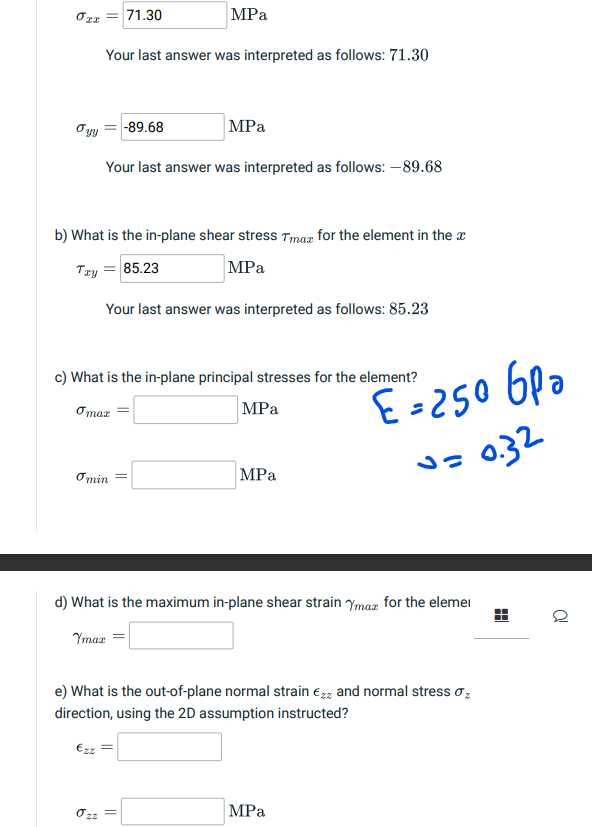 ASAP PLEASE!! = M P a Your last answer was