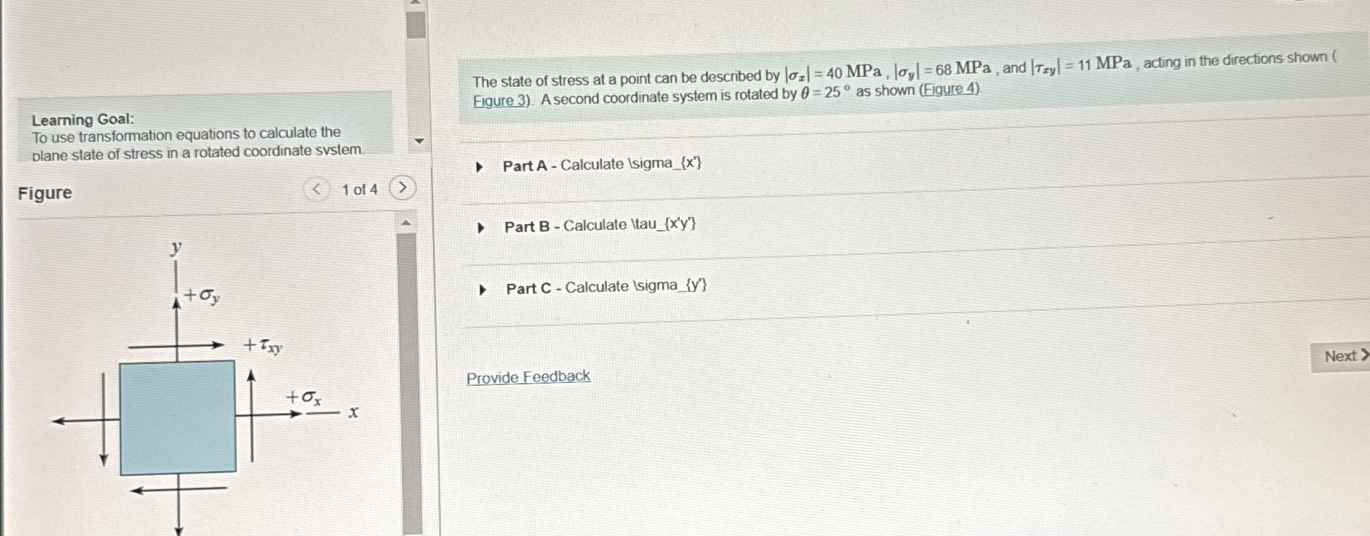 Learning Goal: To use transformation equations to