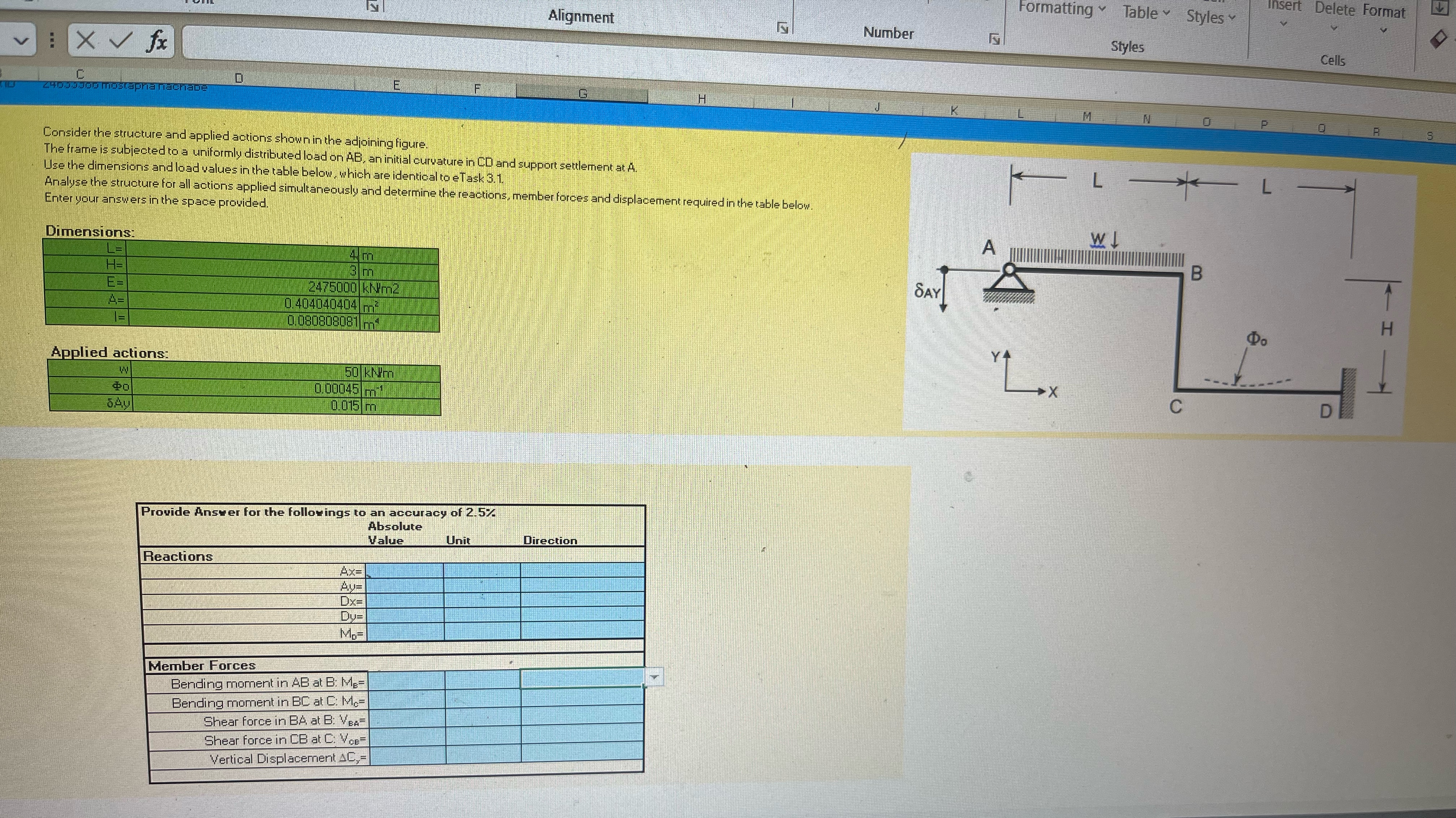 Can you please solve with force method so i know