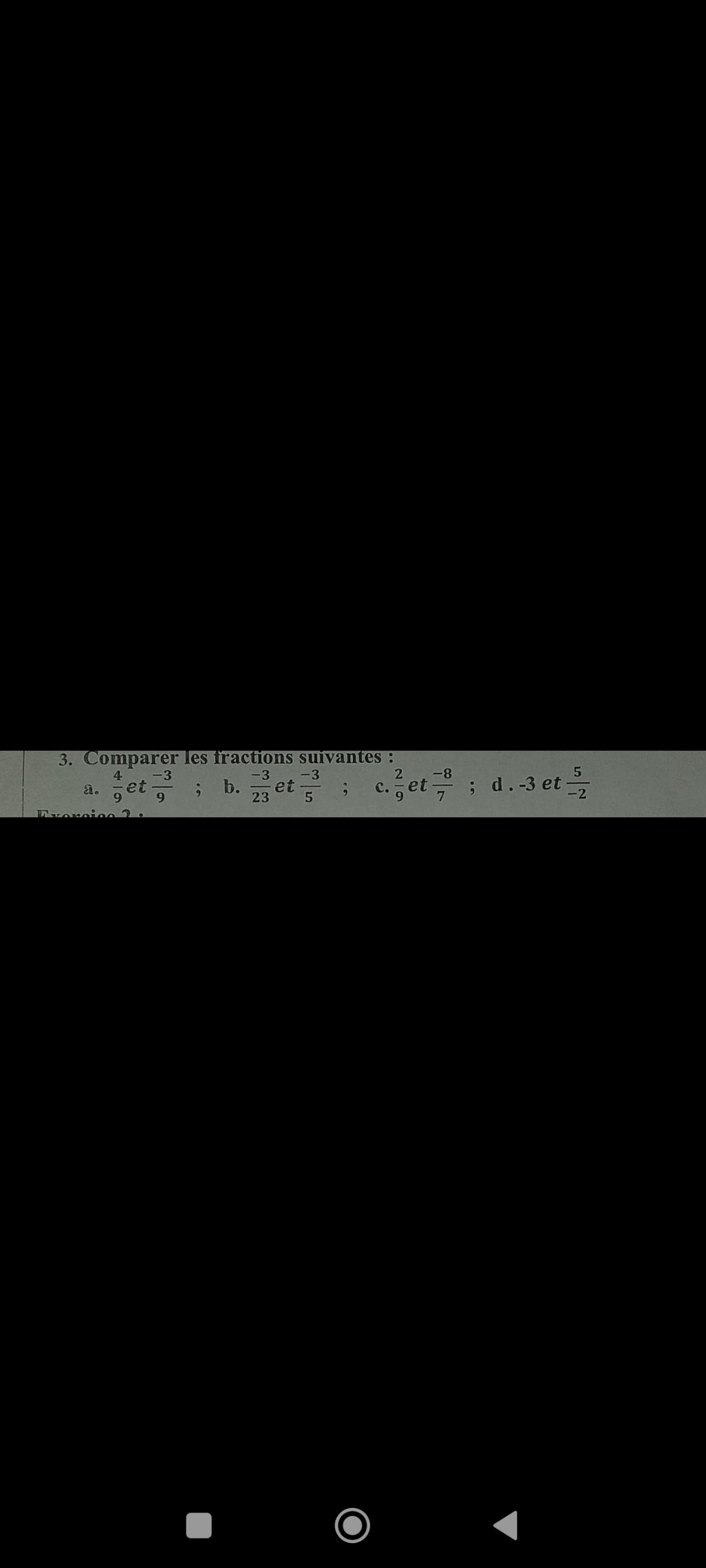 code class = "asciimath" > Comparer les tractions