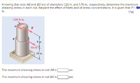 Problem 0 8 . 0 2 0 Determine the largest shear