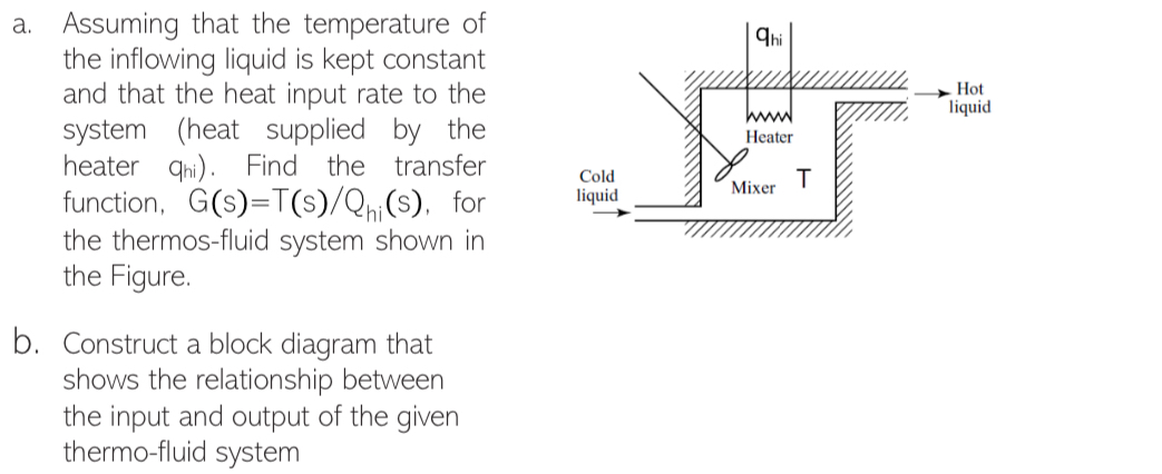 a . Assuming that the temperature of the