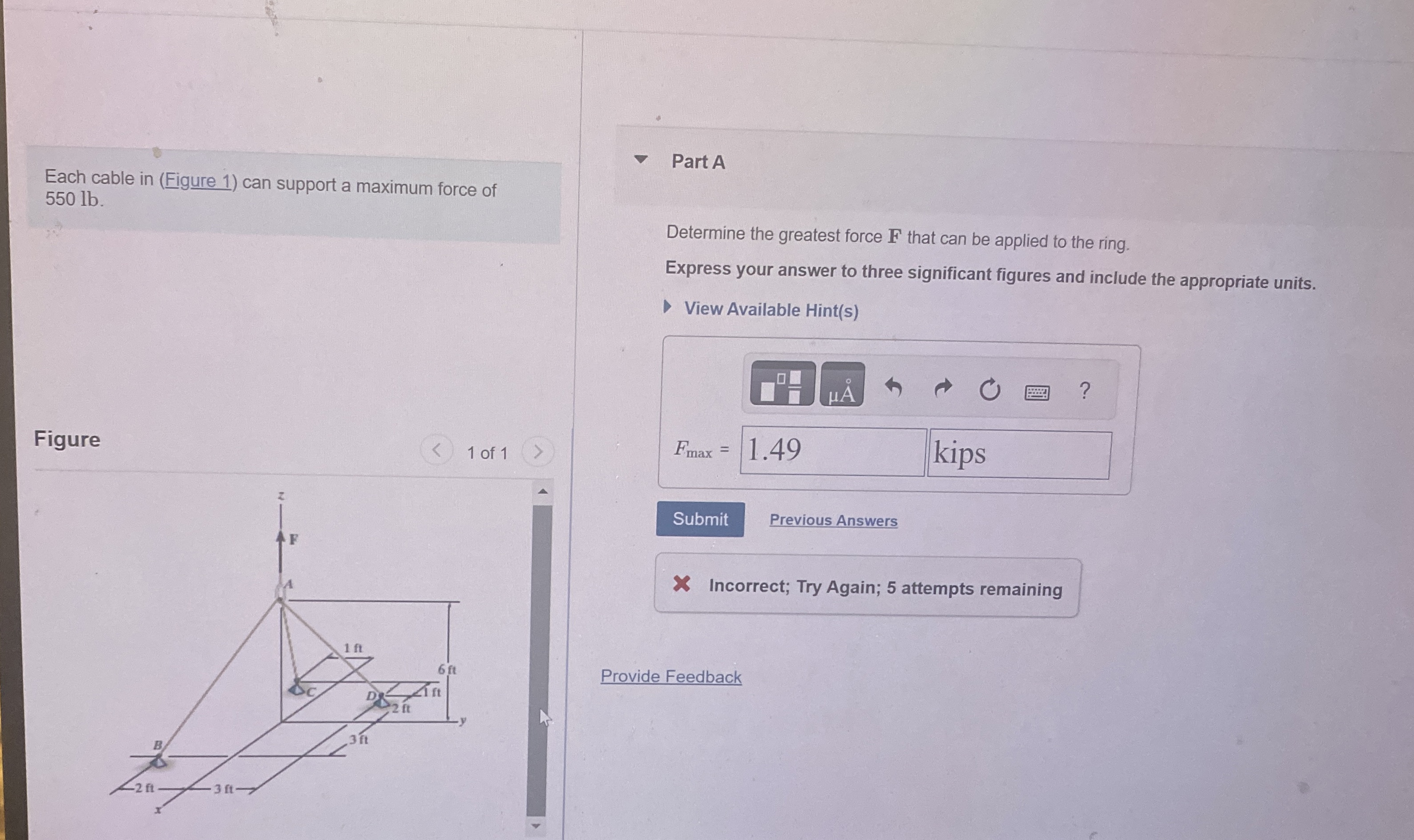 Each cable in ( Figure 1 ) can support a maximum