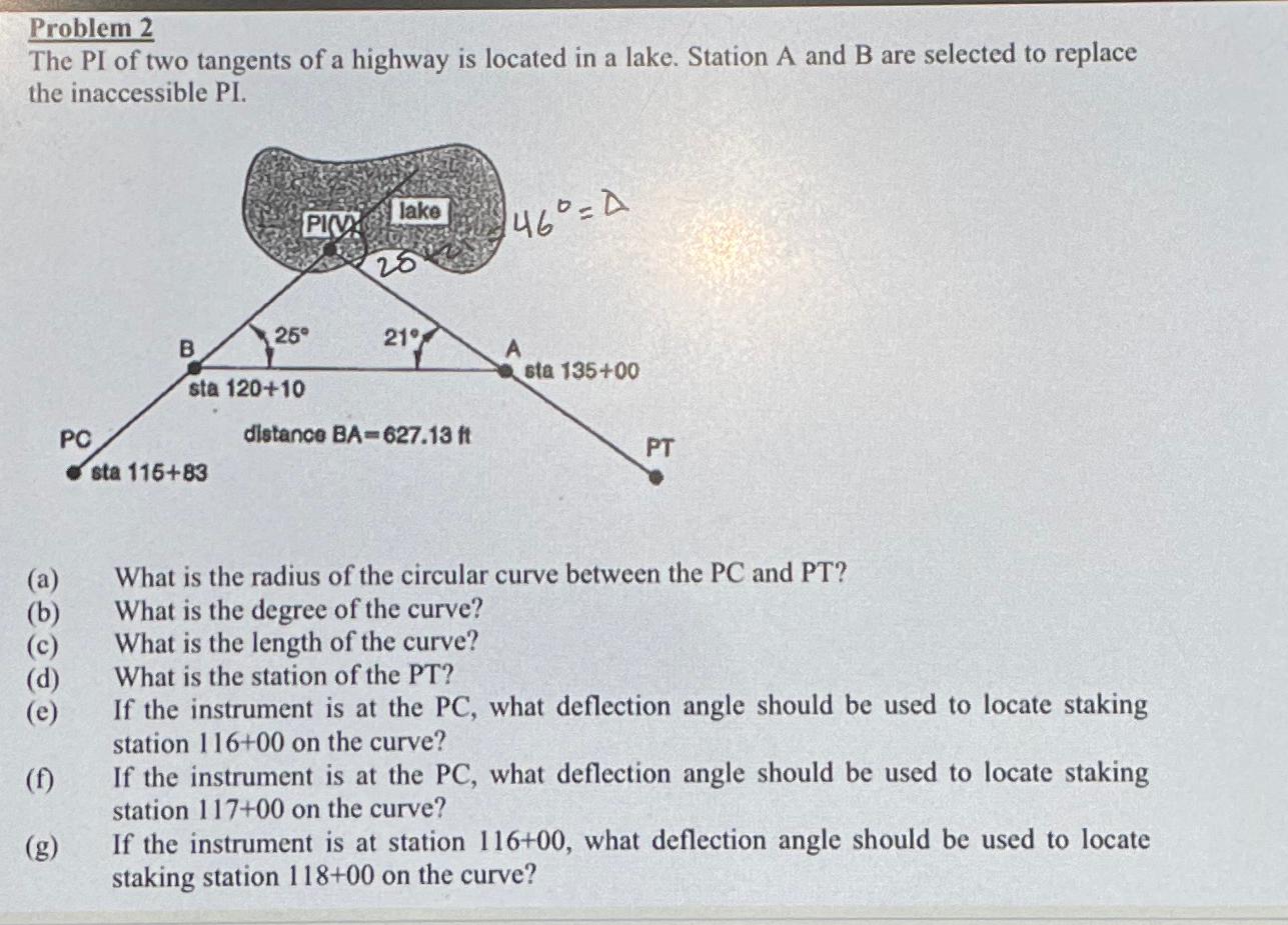 Problem 2 Only Need E , F , G ! Thank you! The PI