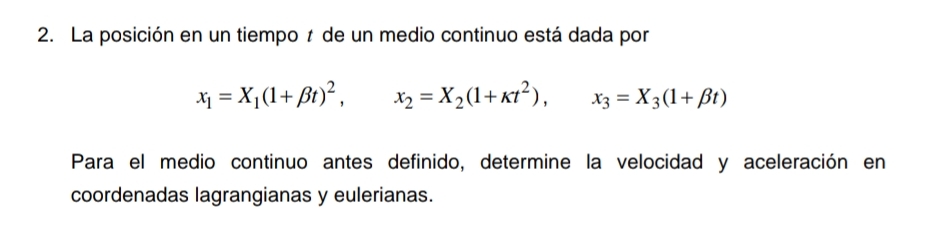 La posici n en un tiempo t de un medio continuo