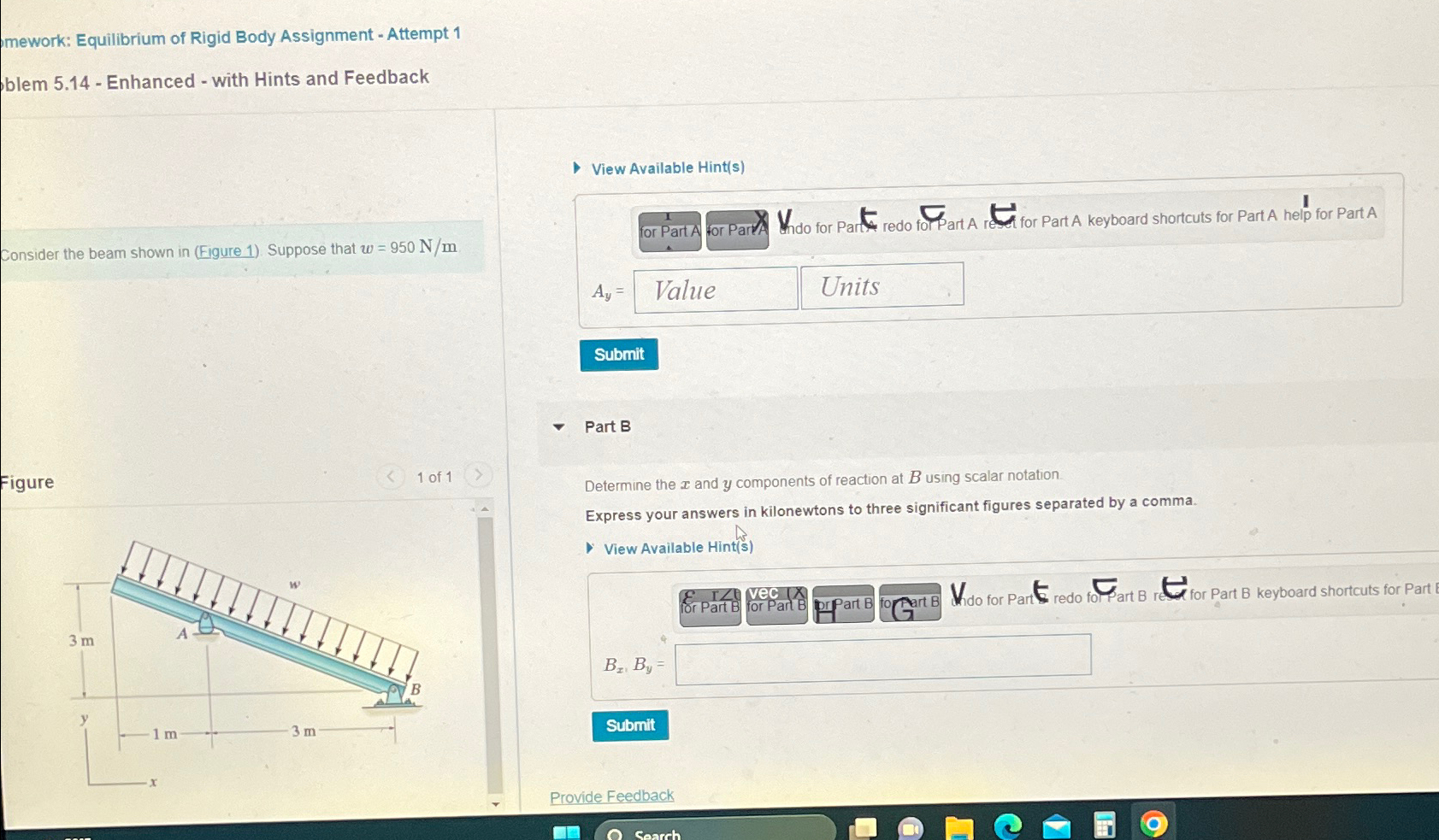 mework: Equilibrium of Rigid Body Assignment -
