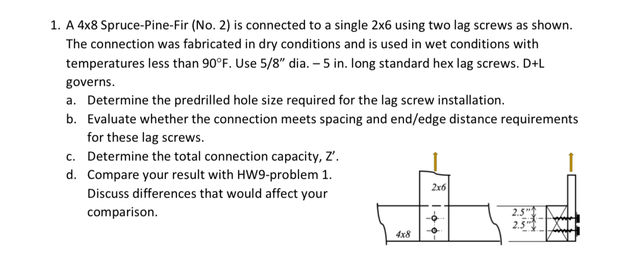 A 4 8 Spruce - Pine - Fir ( No . 2 ) is connected
