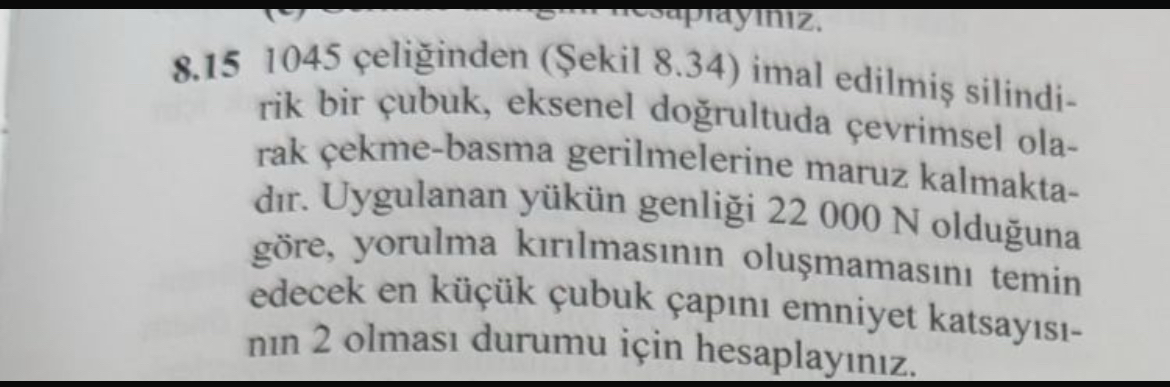 8 . 1 5 1 0 4 5 eli inden ( ekil 8 . 3 4 ) imal