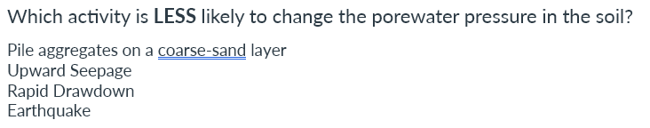 Which activity is LESS likely to change the