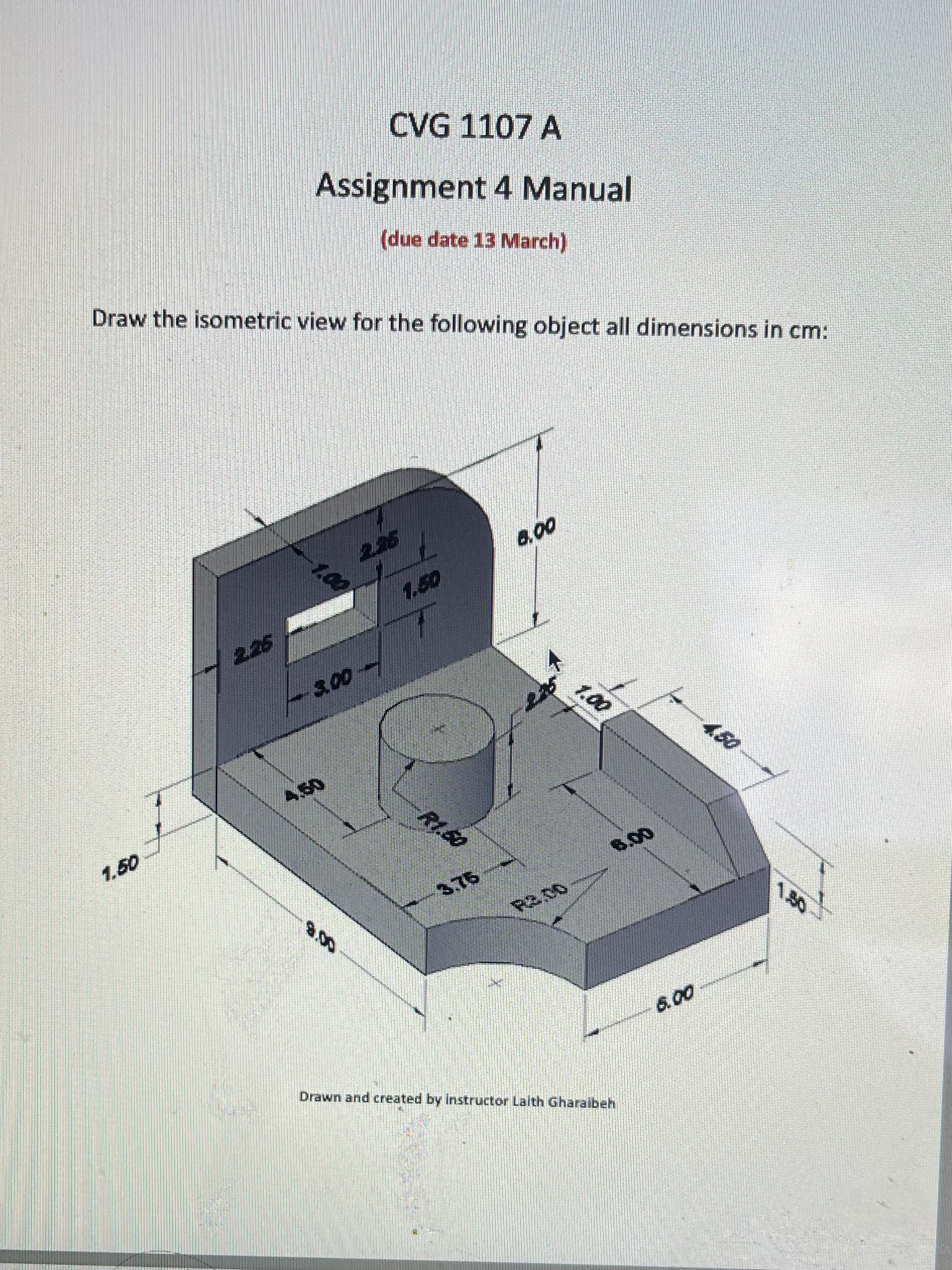 CVG 1 1 0 7 A Assignment 4 Manual ( due date 1 3