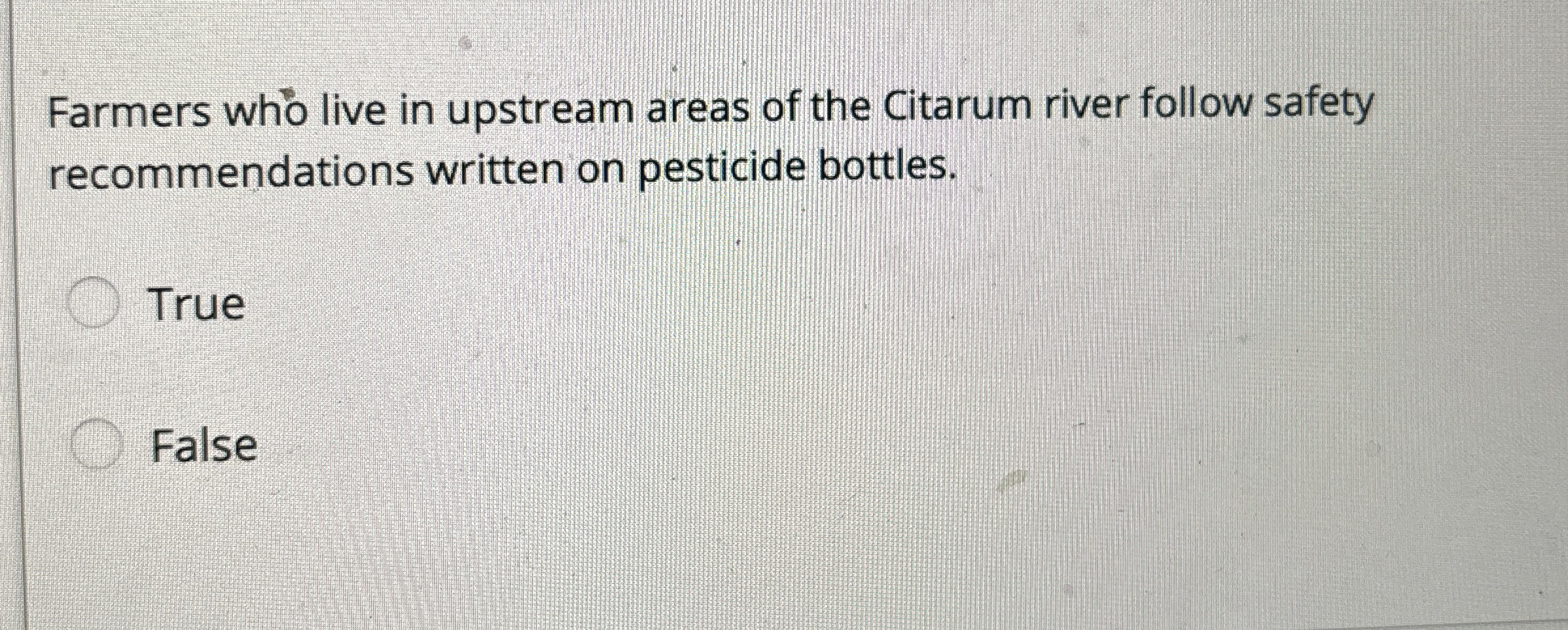 Farmers who live in upstream areas of the Citarum