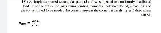 Please I need solve ( master dgree civil eng )