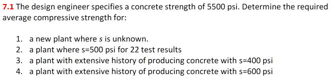 Civil Engineering Materials # 7 . 1 The design