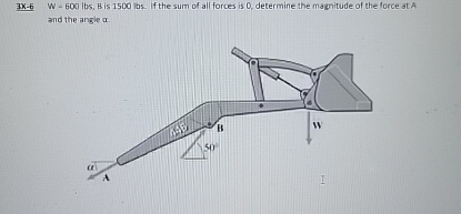 3 K - 6 , W - 6 0 0 l b s , B is 1 5 0 0 lbs . If