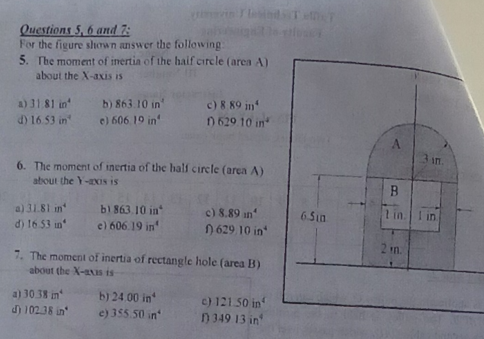 for the figure shown answer the fol?llowing 5 .