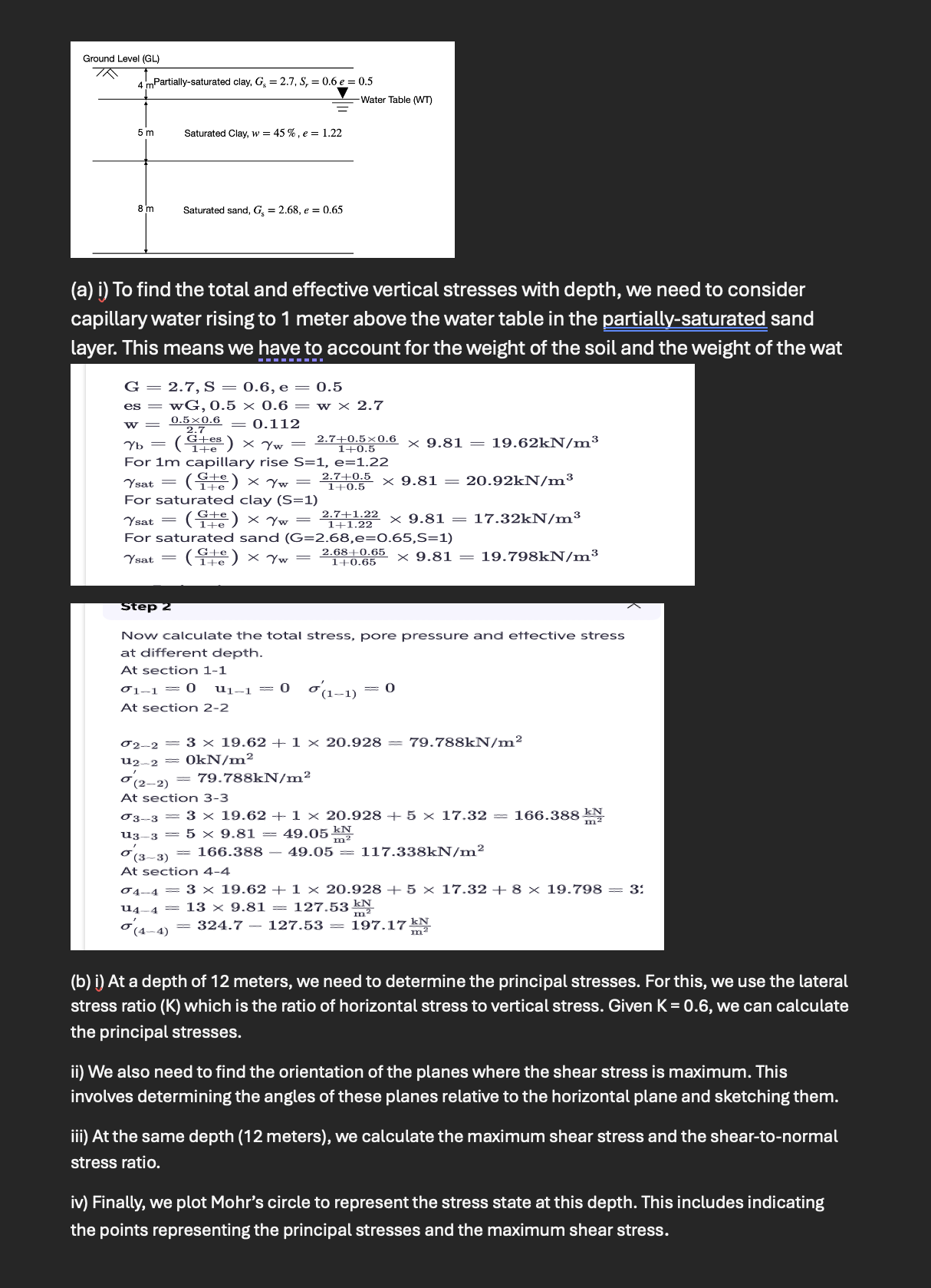 COMPLETE THE WHOLE B PART, I HAVE GIVEN SOLUTION