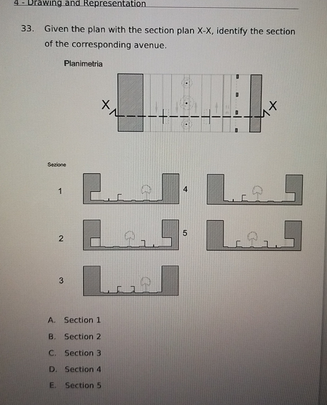 4 - Drawing and Representation 3 3 . Given the