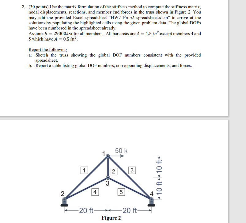 ( 3 0 points ) Use the matrix formulation of the