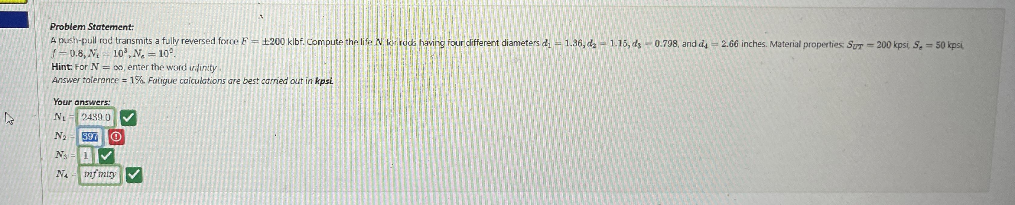 Problem Statement: f = 0 . 8 , N t = 1 0 3 , N e
