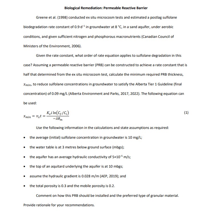 Greene et al . ( 1 9 9 8 ) conducted ex situ