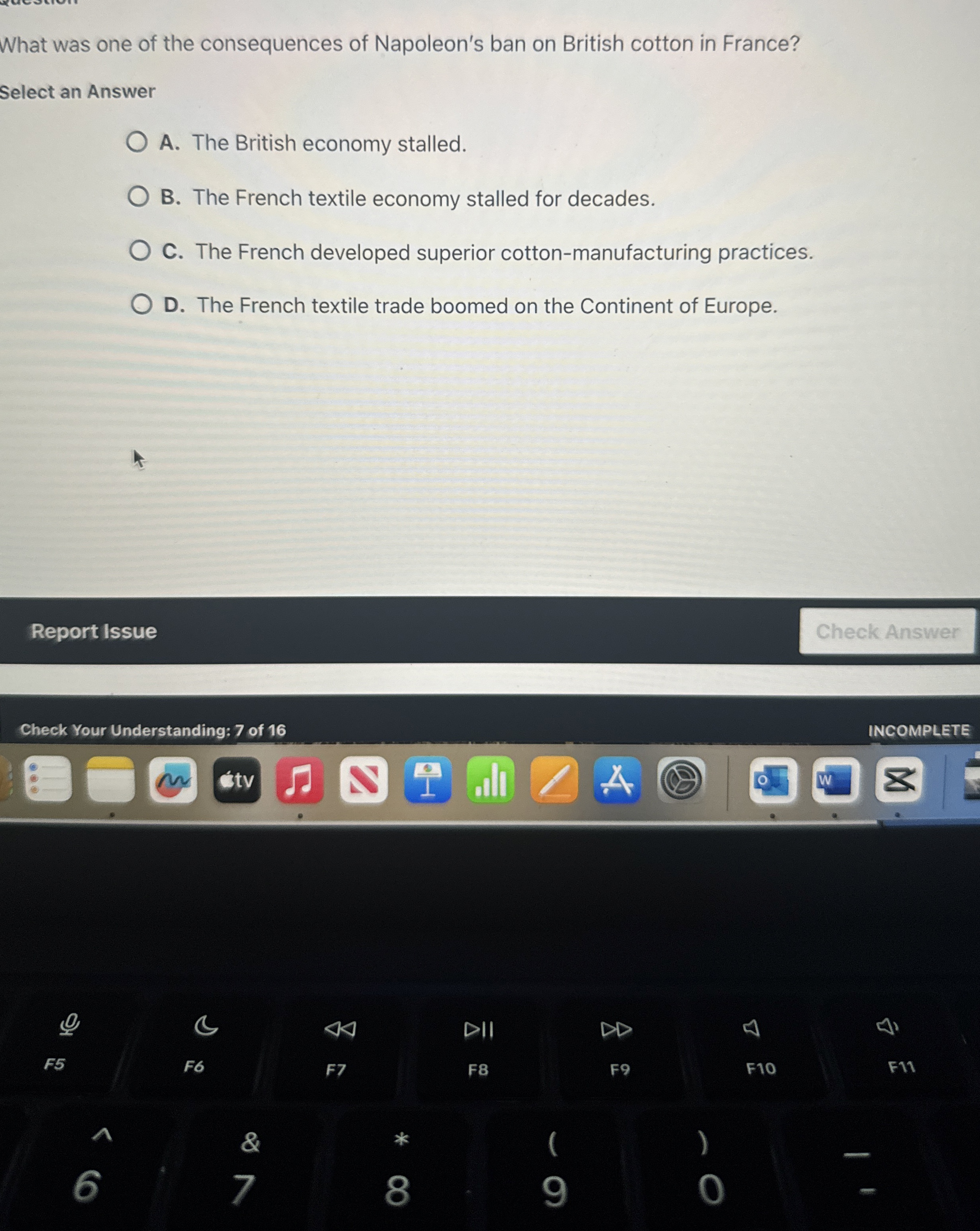 What was one of the consequences of Napoleon's