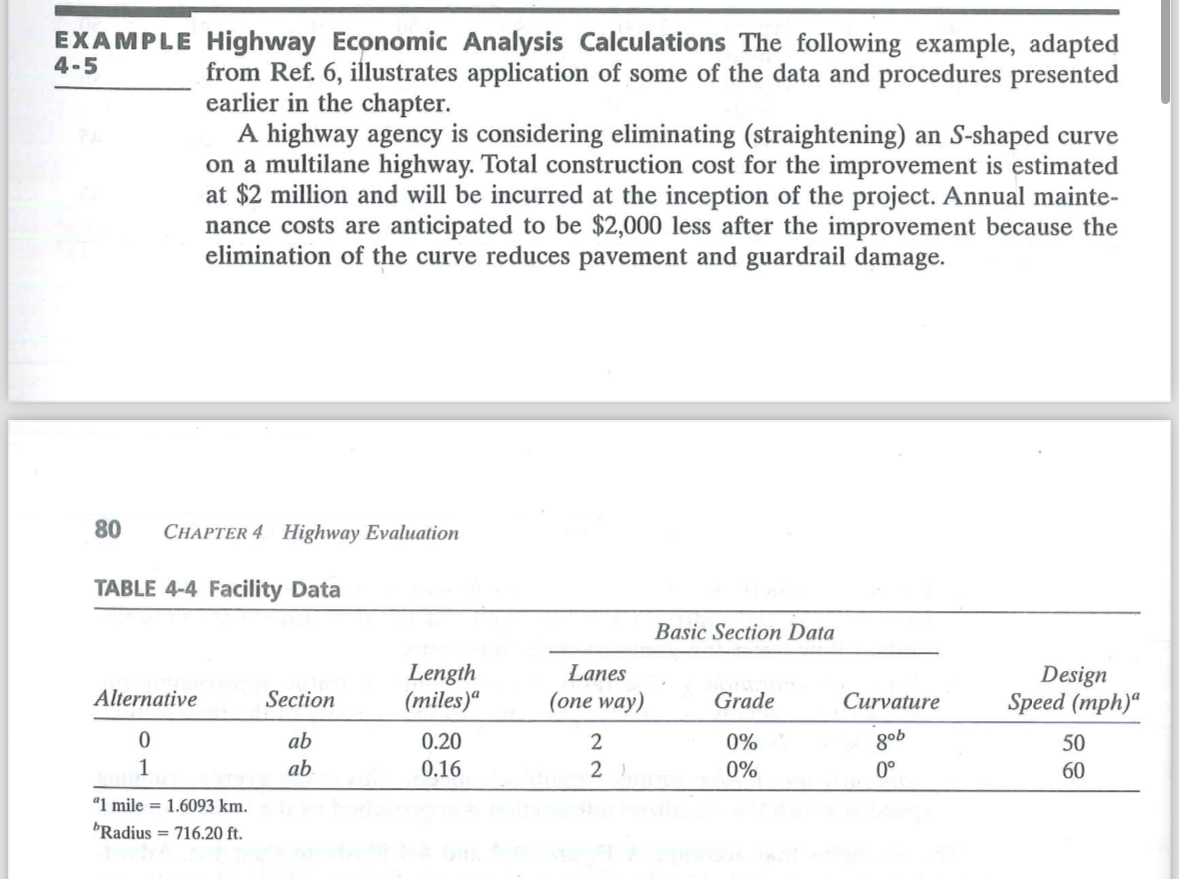 EXAMPLE From highway Engineering , 7 th by karen