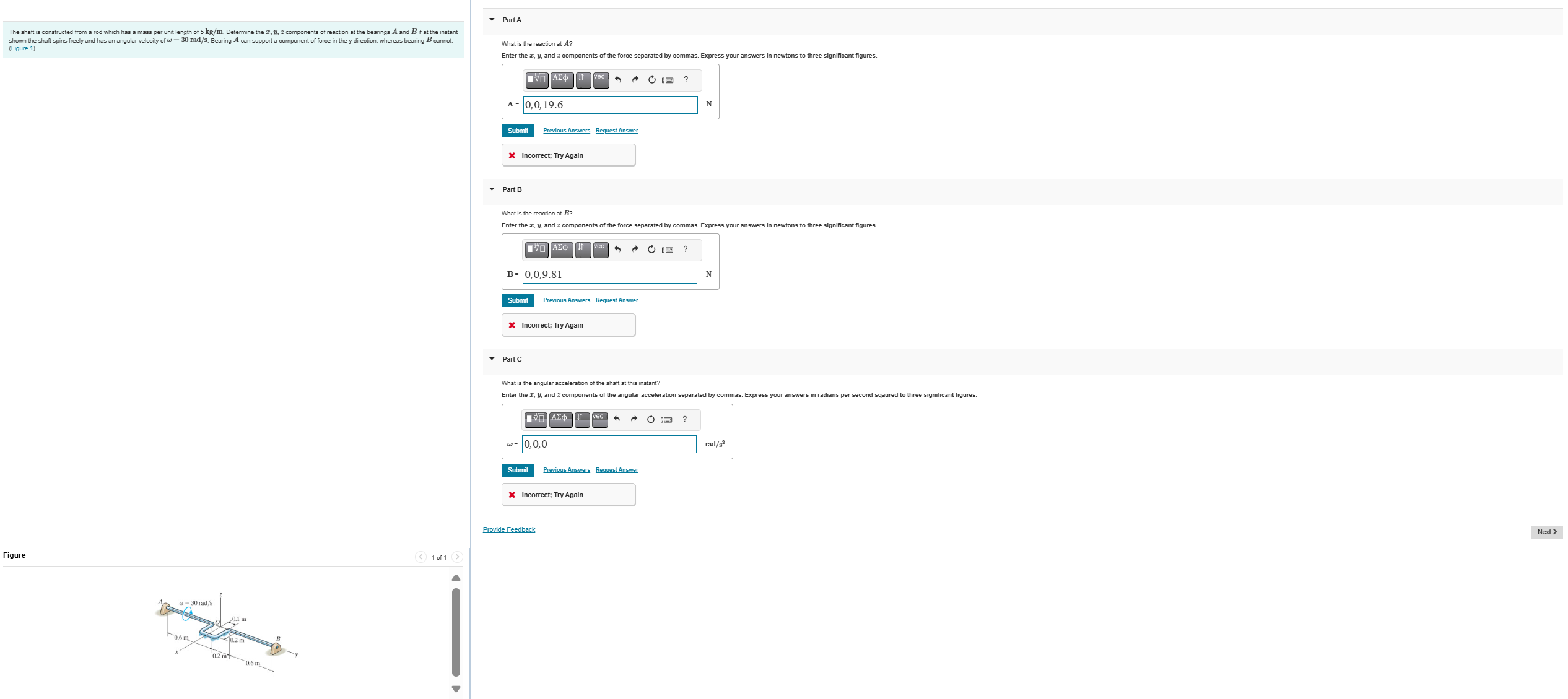The shaft is constructed from a rod which has a