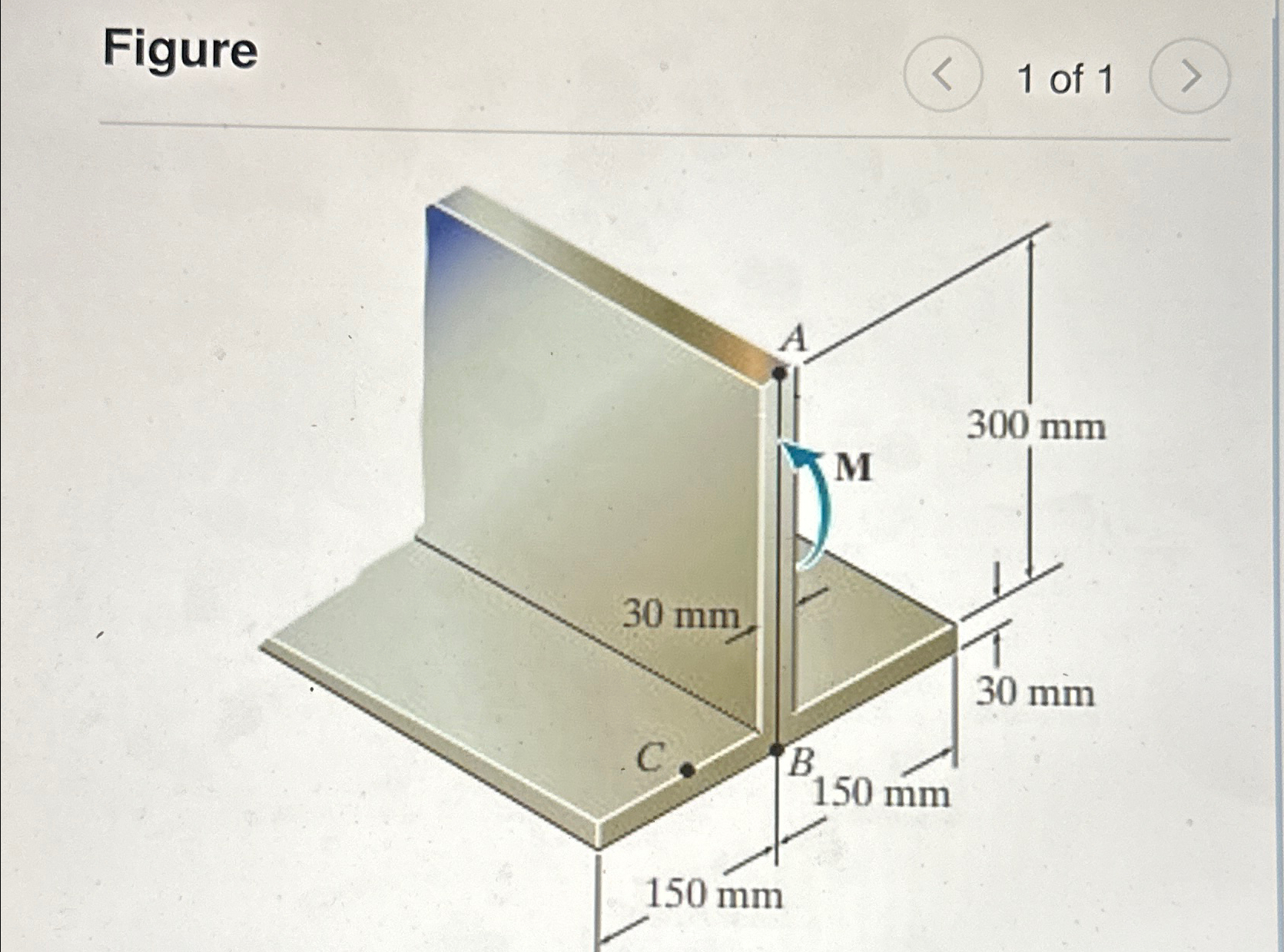 The beam is made of material having an allowable