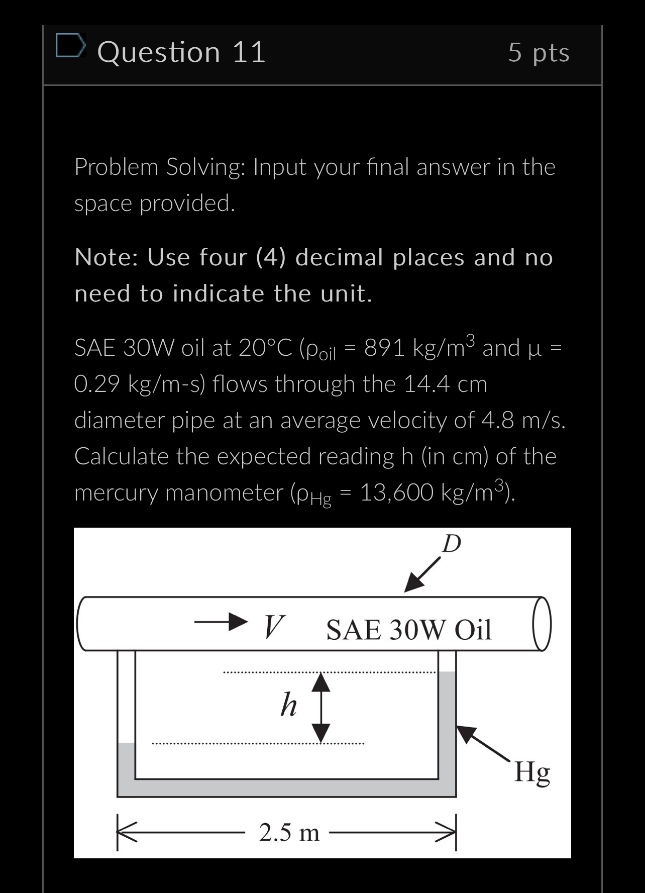 Question 1 1 5 pts Problem Solving: Input your