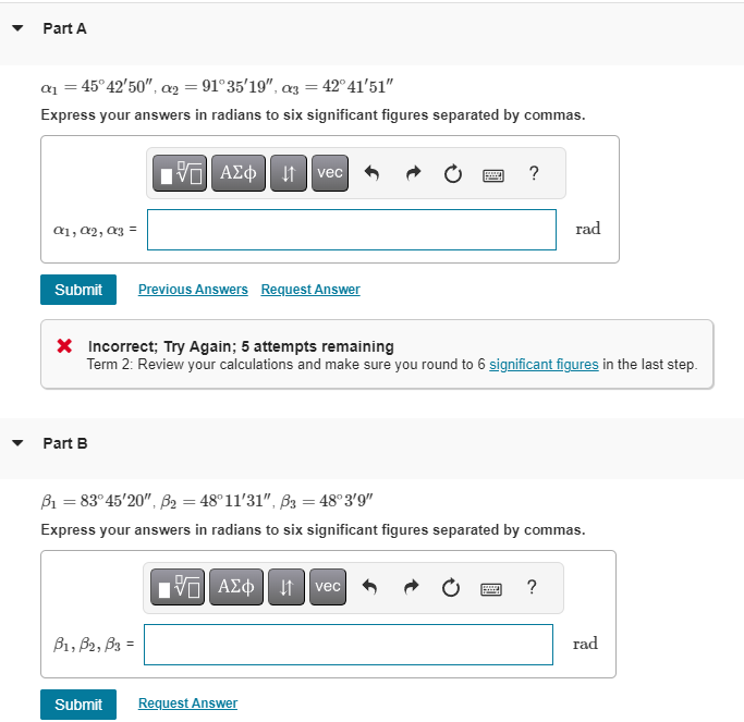 Q 1 7 : Convert the angles of a triangle to
